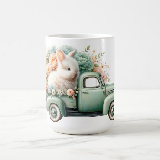 'Springtime Bunnies' Keramische Mok (Center)