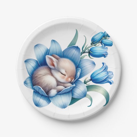 'Springtime Bunnies' Papier Bord (Voorkant)