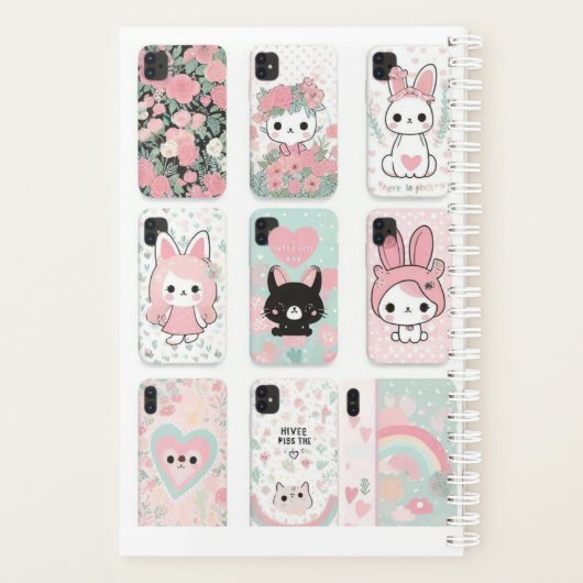 Springtime Bunnies Planner (Achterkant)