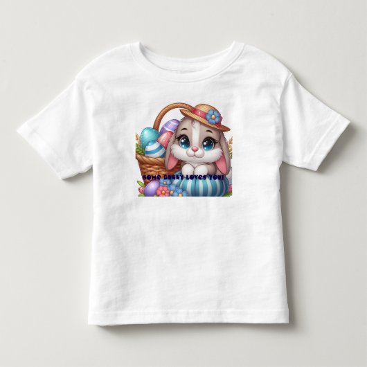 Springtime Bunny Bliss Kinder Shirts (Voorkant)
