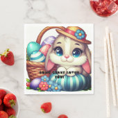 Springtime Bunny Bliss Servet (Insitu)
