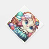 Springtime Bunny Bliss Servet (Hoek)