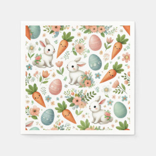 Springtime Bunny en Carrot servetten