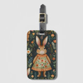 Springtime Bunny Magic Bagagelabel (Voorkant (verticaal))