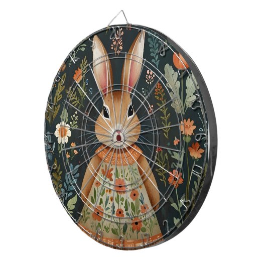 Springtime Bunny Magic Dart Board Dartbord (Voorkant Rechts)
