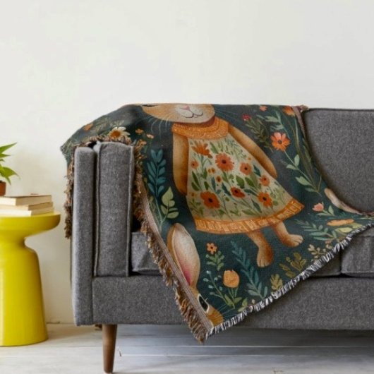 Springtime Bunny Magic  Deken