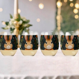 Springtime Bunny Magic Drinkware Set Wijnglas Zonder Voet