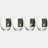 Springtime Bunny Magic Drinkware Set Wijnglas Zonder Voet (Rechts)