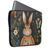 Springtime Bunny Magic Electronics Bag Laptop Sleeve (Voorkant Rechts)