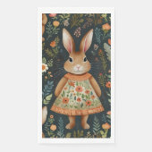 Springtime Bunny Magic Gastenhanddoeken Servet (Voorkant)