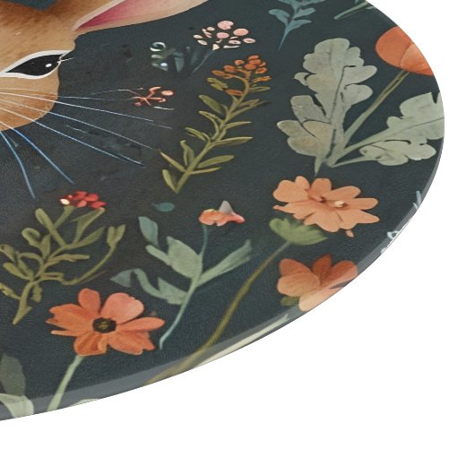 Springtime Bunny Magic Glass Snijplank (Hoek)