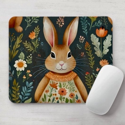 Springtime Bunny Magic Mousepad Muismat
