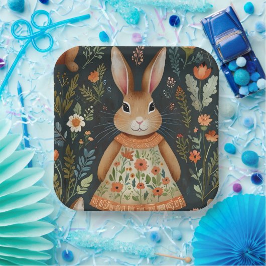Springtime Bunny Magic Paper Bord (Feest)