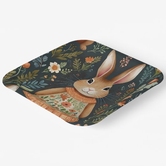 Springtime Bunny Magic Paper Bord (Gebogen)