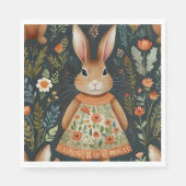 Springtime Bunny Magic Patch Papier Servet (Voorkant)