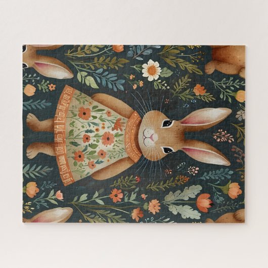 Springtime Bunny Magic Puzzel Legpuzzel (Horizontaal)