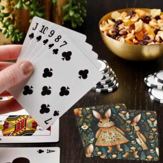 Springtime Bunny Magic Speelkaarten