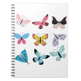 Springtime-Butterflies Notitieboek