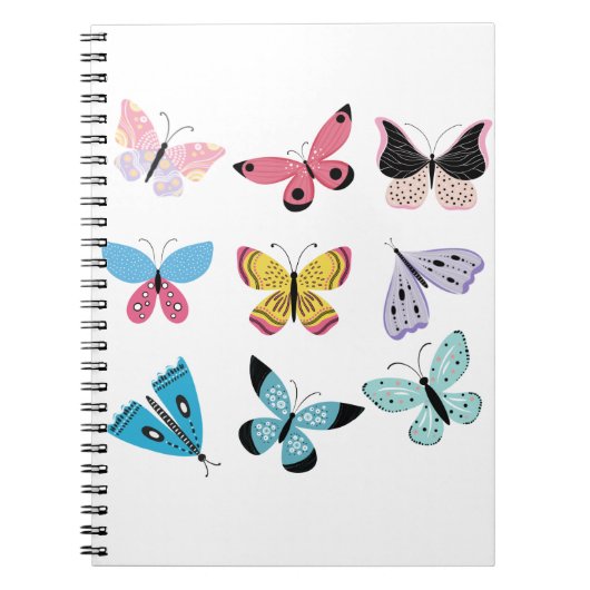 Springtime-Butterflies Notitieboek (Voorkant)