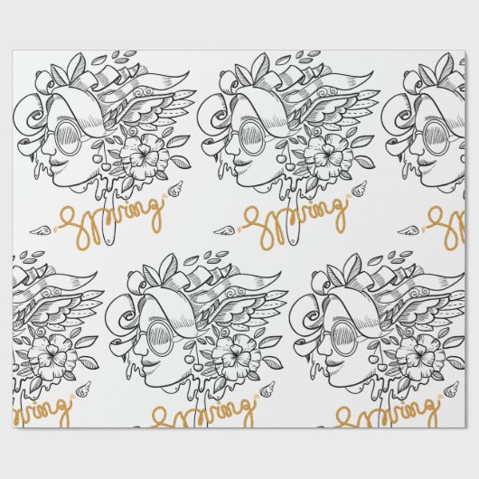 Springtime Cadeaupapier (Vlak)