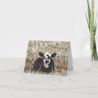 Springtime Calf - 4" x 5.6" Notecard Feestdagen Kaart