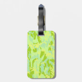 SpringTime Camo Pattern Bagagelabel (Achterkant verticaal)