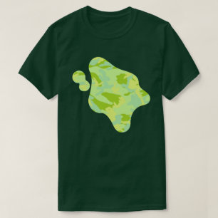 SpringTime Camo Pattern Paint Splat T-shirt