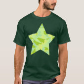 SpringTime Camo Pattern Star T-shirt (Voorkant)