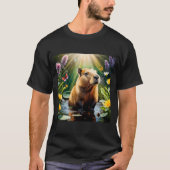 Springtime Capybara T-shirt (Voorkant)