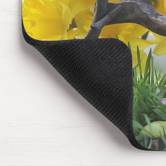 Springtime chickade mousepad muismat (Hoek)