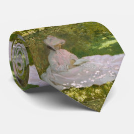 Springtime Claude Monet Stropdas