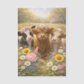 Springtime Cows  Tissuepapier (Voorkant)