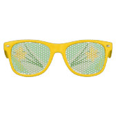 Springtime Daffodil Yellow Fun en ! Kinder Zonnebril (Voorkant)