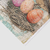 Springtime Delight: Vogels en eieren voor Pasen Tissuepapier (Detail)
