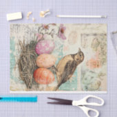 Springtime Delight: Vogels en eieren voor Pasen Tissuepapier (Craft)
