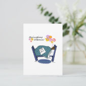 Springtime Dreaming Groundhog Feestdagenkaart (Staand voorkant)