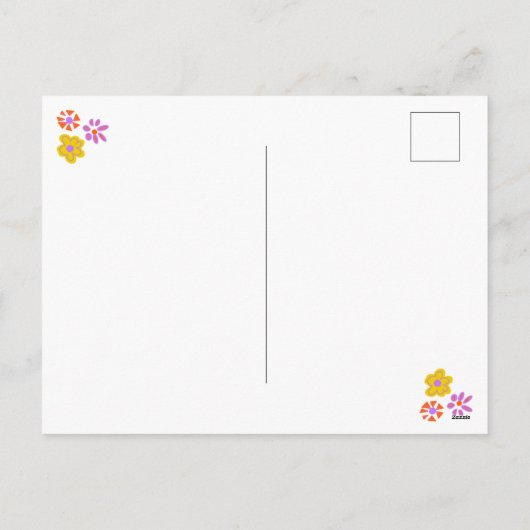 Springtime Dreaming Groundhog Feestdagenkaart (Achterkant)