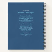 Springtime Egret Spiral Notitieboek (Achterkant)