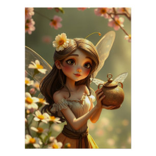 Springtime Fairy Art Perfect Poster
