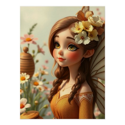 Springtime Fairy Art Perfect Poster (Voorkant)