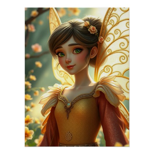Springtime Fairy Art Perfect Poster (Voorkant)