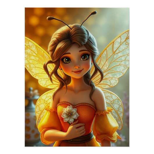 Springtime Fairy Art Perfect Poster (Voorkant)