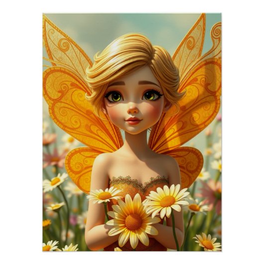 Springtime Fairy Art Perfect Poster (Voorkant)