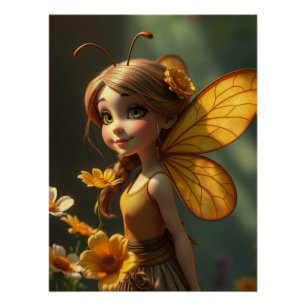 Springtime Fairy Art Perfect Poster