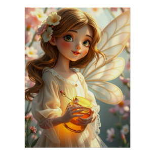 Springtime Fairy Art Perfect Poster