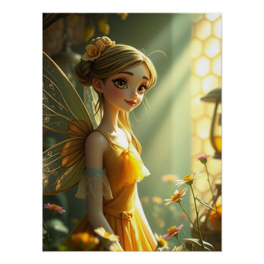 Springtime Fairy Art Perfect Poster (Voorkant)