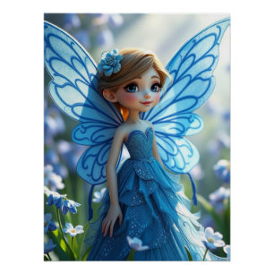 Springtime Fairy Art Perfect Poster