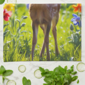 Springtime Fawn Theedoek (Gevouwen)