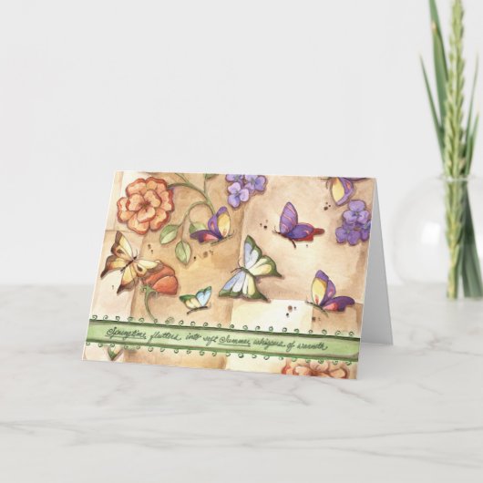 Springtime-filters - Wenskaart Kaart (Voorkant)