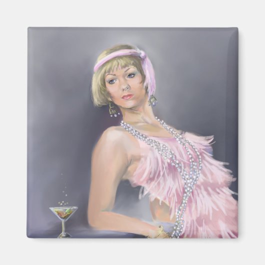 Springtime Flapper Magnet (Voorkant)